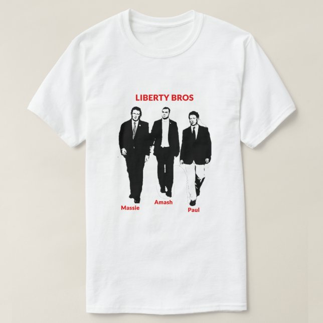 Camiseta de Bros de la libertad (Diseño del anverso)