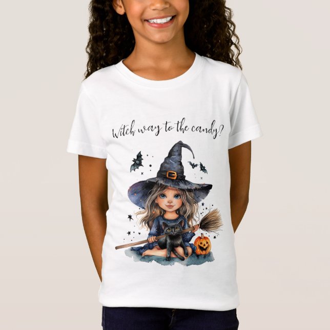 Camiseta ¿De bruja a los dulces? (Anverso)