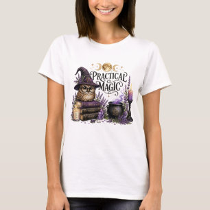 Camiseta de Bruja Búho Hechizos y Pociones, Cute M