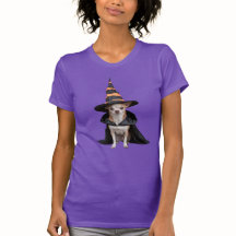 Camiseta de Bruja Chihuahua Adorable