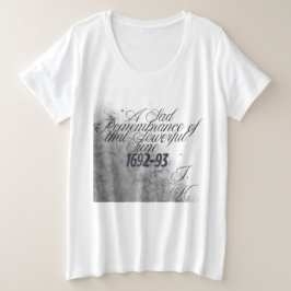 Camiseta de Bruja Cita Histórica de Salem