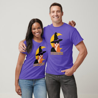 Camiseta de Bruja con un Poco de Travesura Espeluz