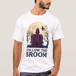 Camiseta de Bruja de Casa Embrujada Vintage Grabad
