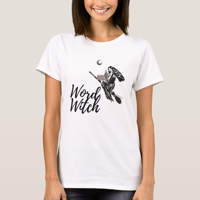 Camiseta de bruja de Word - Diseño 1 (Anverso)