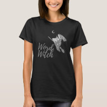 Camiseta de bruja de Word - Diseño 2 (Negro)