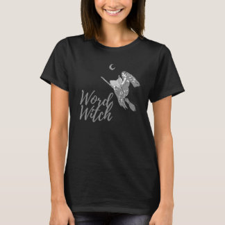 Camiseta de bruja de Word - Diseño 2 (Negro)