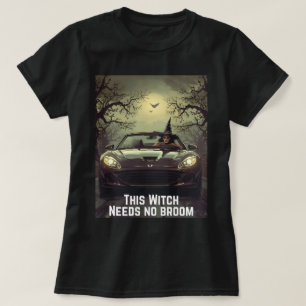 Camiseta de bruja divertida