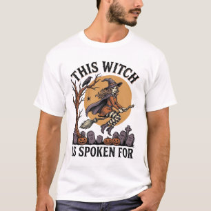 Camiseta de Bruja Divertida Grabado Antiguo Cement