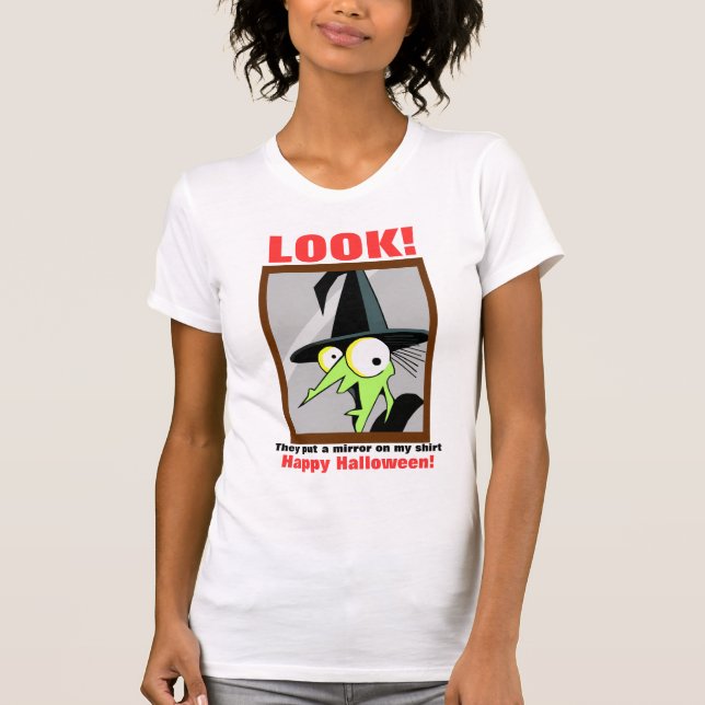 Camiseta de Bruja en el Espejo (Anverso)