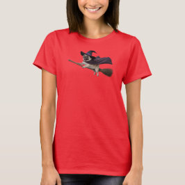 Camiseta de bruja pug linda