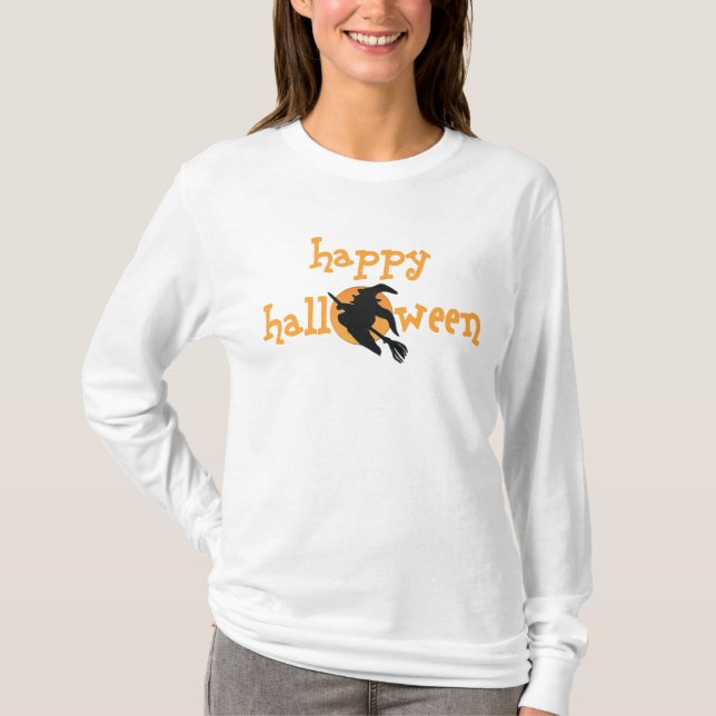 Camiseta de Brujas Feliz Halloween (Anverso)