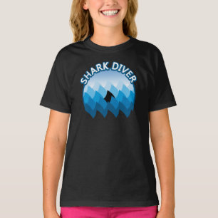 Camiseta de buceador de tiburones