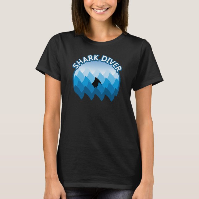 Camiseta de buceador de tiburones (Anverso)