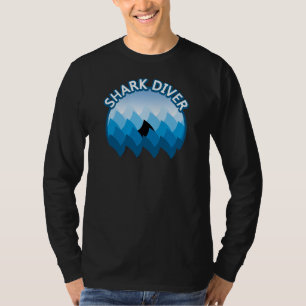 Camiseta de buceador de tiburones