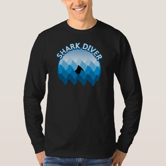 Camiseta de buceador de tiburones (Anverso)