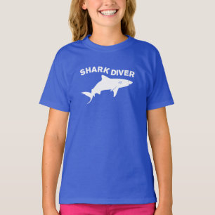Camiseta de buceador de tiburones