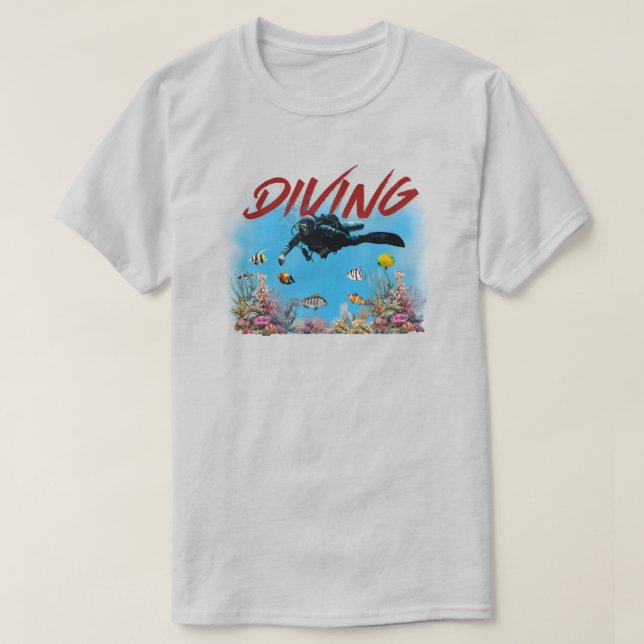 Camiseta de buceo (Diseño del anverso)