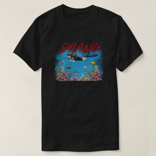 Camiseta de buceo (Diseño del anverso)