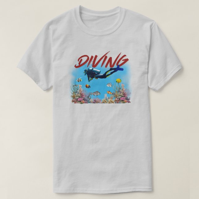 Camiseta de buceo (Diseño del anverso)