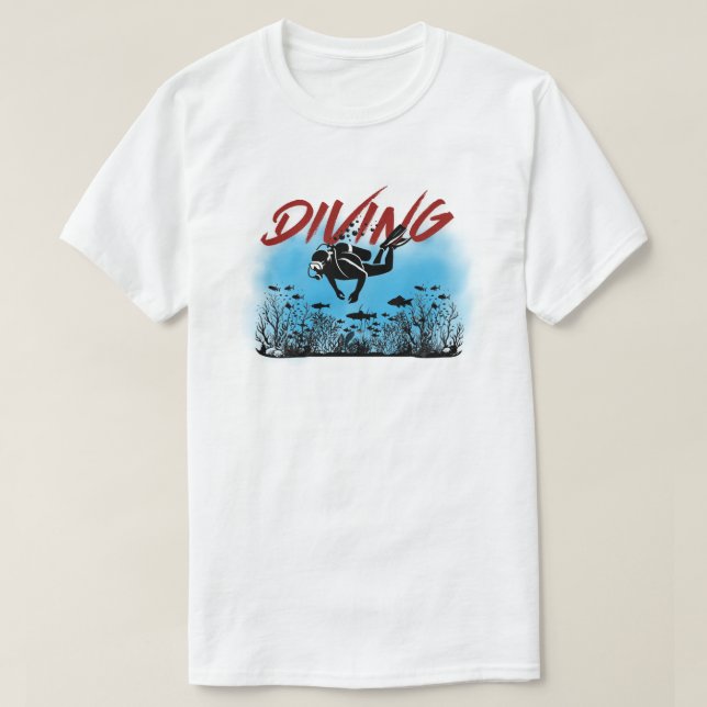 Camiseta de buceo (Diseño del anverso)