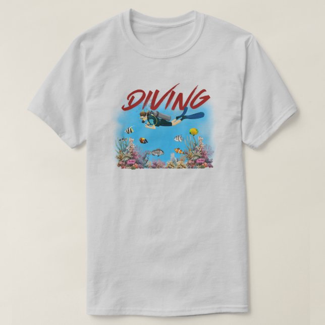 Camiseta de buceo (Diseño del anverso)
