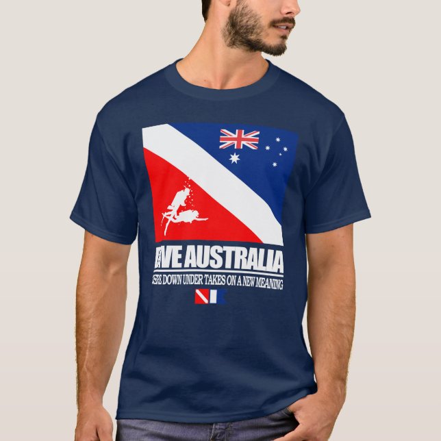 Camiseta de buceo Australia (sq) (Anverso)