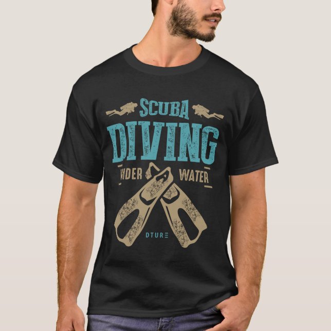 Camiseta de buceo de Scuba (Anverso)