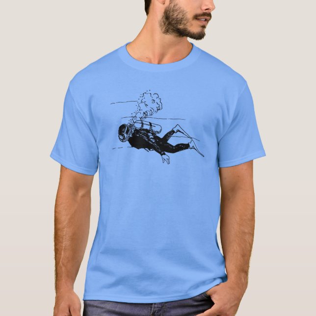 Camiseta de buceo de Scuba (Anverso)