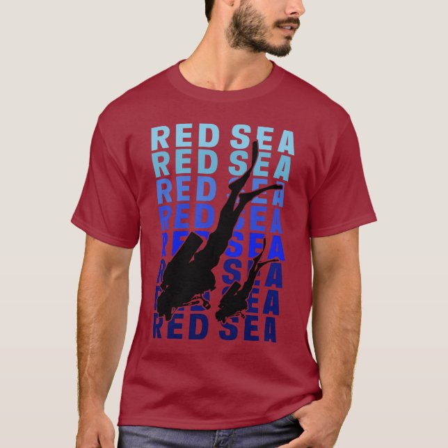 Camiseta de buceo del Mar Rojo (Anverso)