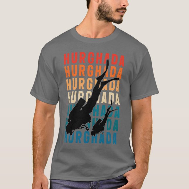 Camiseta de buceo Hurghada (Anverso)