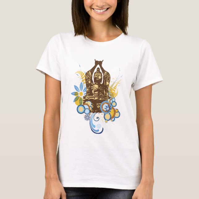 Camiseta de Buda del rock-and-roll (Anverso)
