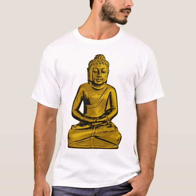 Camiseta de Buda que se sienta (Anverso)