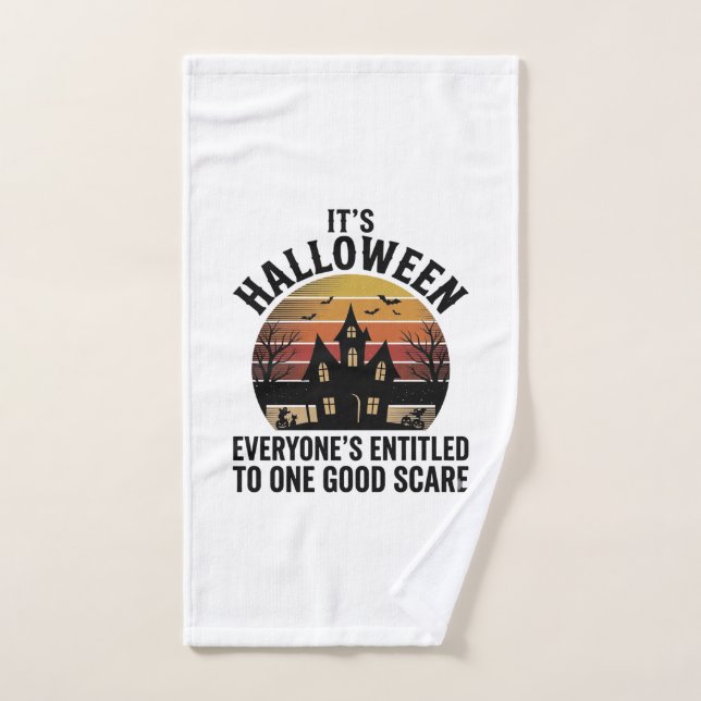 Camiseta de Buen Susto de Casa Embrujada de Hallow (Toalla de mano)