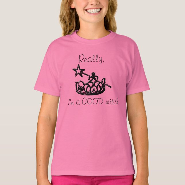 Camiseta de buena mujer para chicas (Anverso)