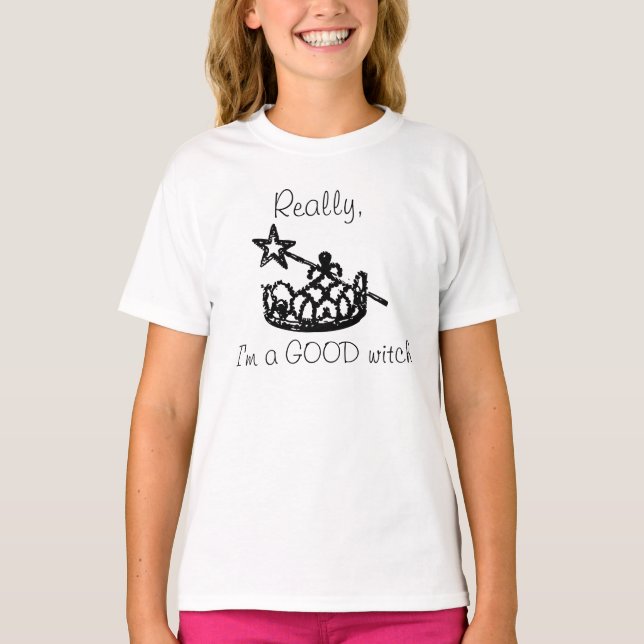 Camiseta de buena mujer para chicas (Anverso)