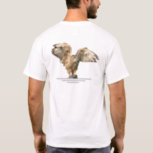 Camiseta de búho con el dicho 'Un día más viejo, u