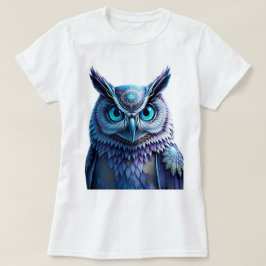 Camiseta de búho de fantasía mística | Mandala esp