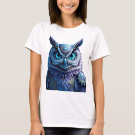 Camiseta de búho de fantasía mística | Mandala esp