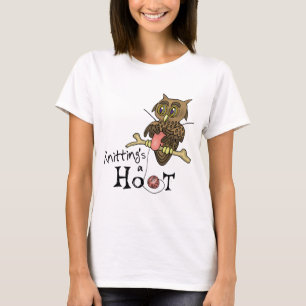 Camiseta de búho de punto
