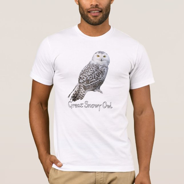 Camiseta de búho nevado (Anverso)