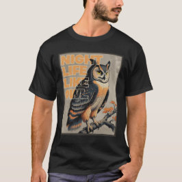 Camiseta de búho nocturno