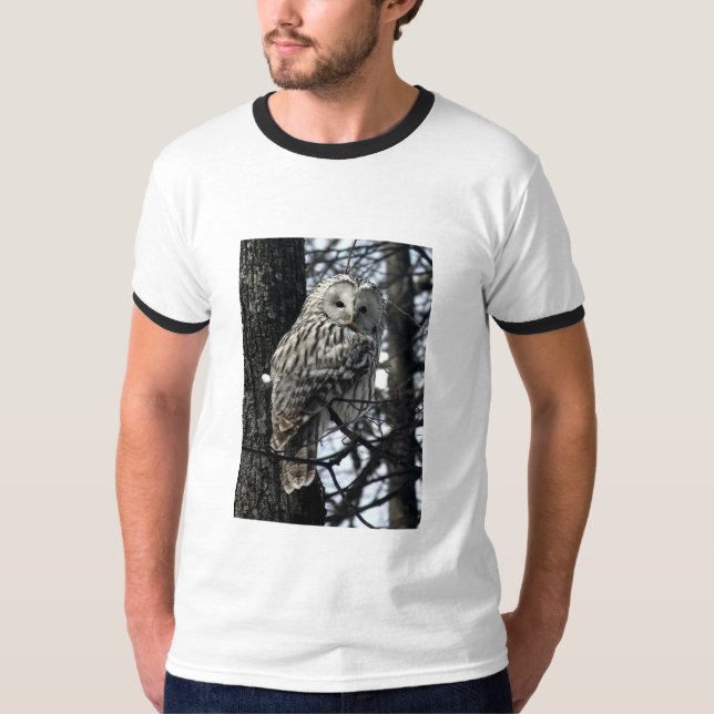 Camiseta de búho vigilante (Anverso)