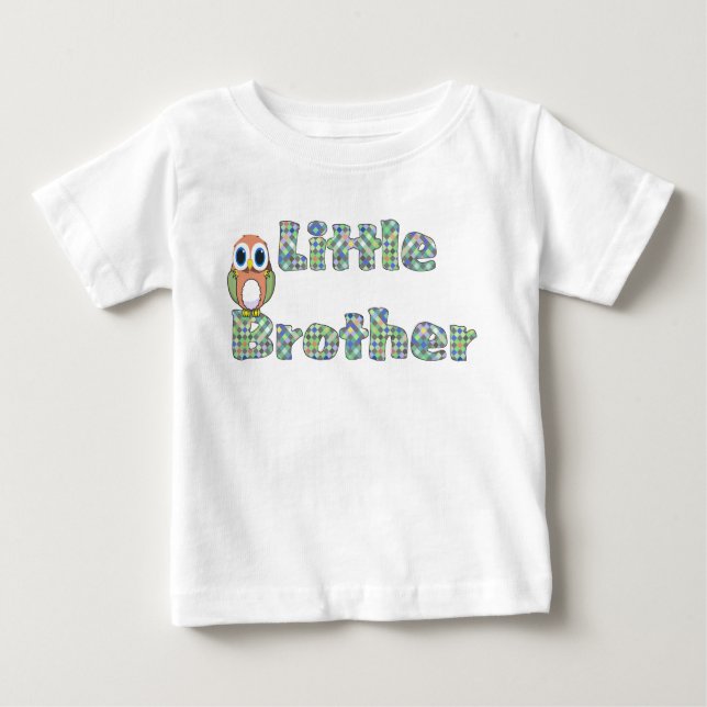 Camiseta de búho y pequeño colorido (Anverso)