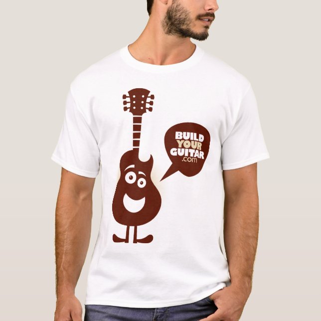 camiseta de BUILDYOURGUITAR.com (Anverso)