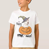 Camiseta de Bull Terrier Halloween