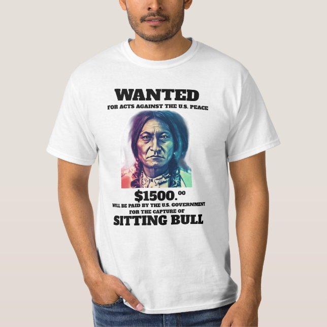 Camiseta de Bull Wanted Poster (Anverso)