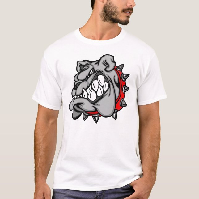 Camiseta de bulldog aterradora (Anverso)