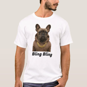 Camiseta de Bulldog divertida con grito de oro