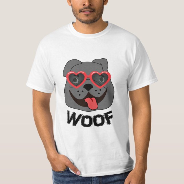 Camiseta de Bulldog divertida para hombres (Anverso)