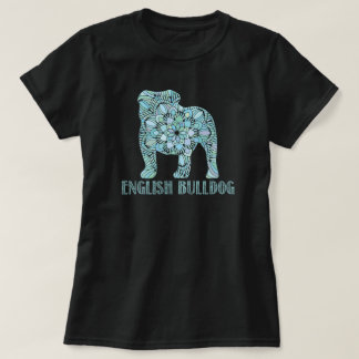 Camiseta de Bulldog en inglés de Mandala
